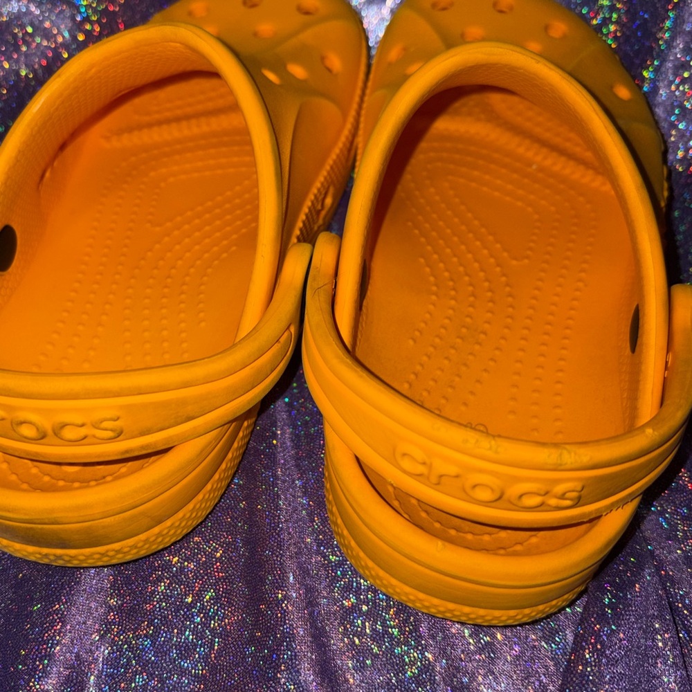 Toddler Baya Crocs Orange Sorbet - Picture 6 of 8